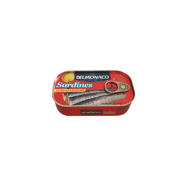 Sardine DELMONACO á l’huile végétale