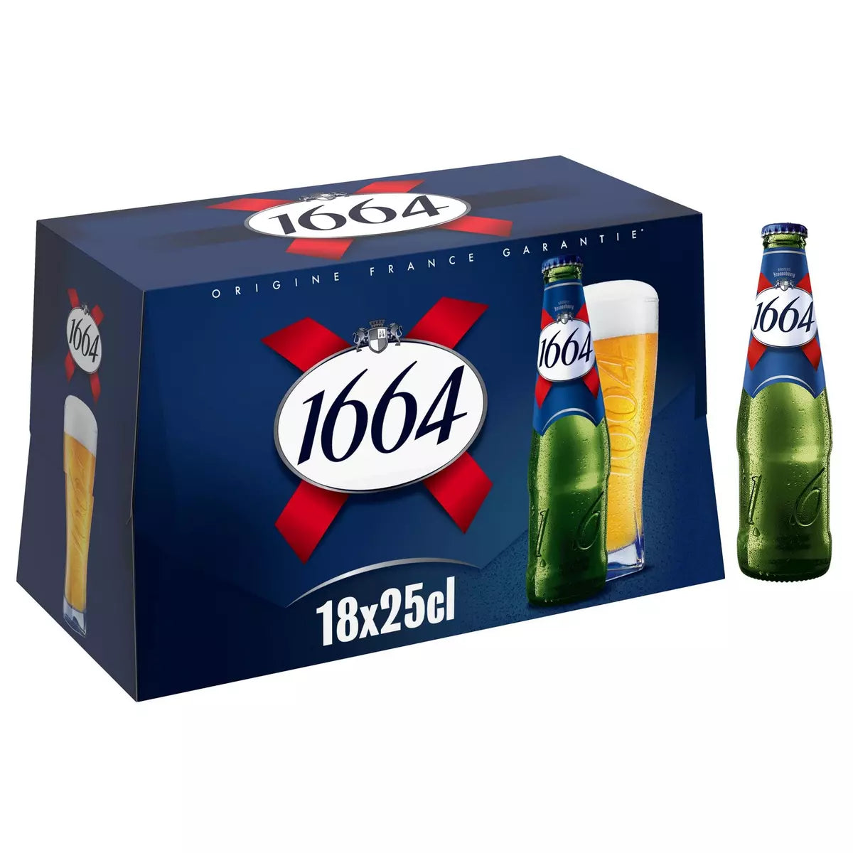 Bière blonde 1664 le bon pack de 18x25cl