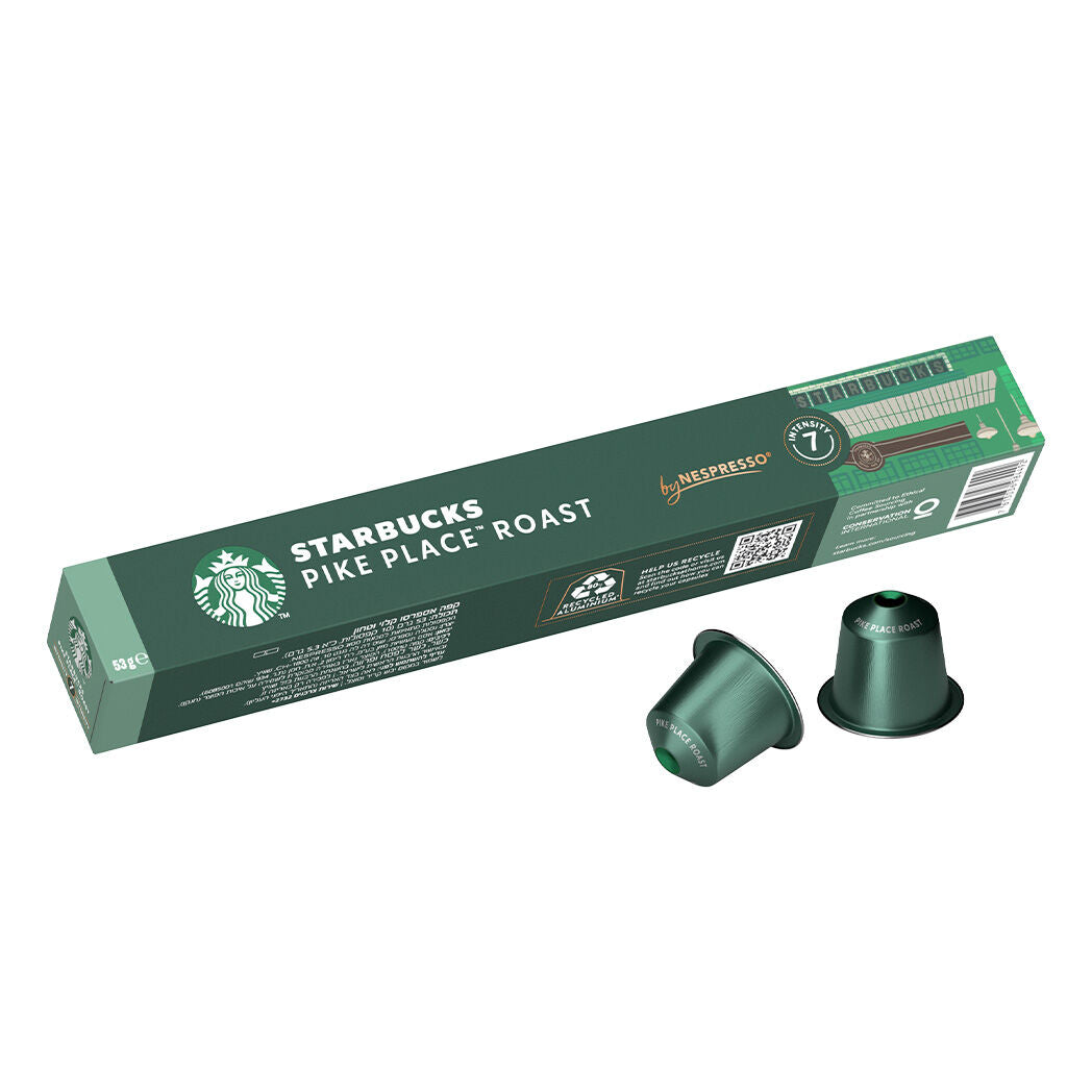 10 Capsules de café pile place roast STARBUCKS