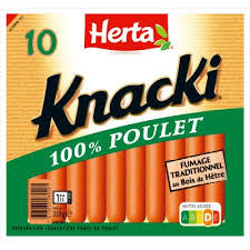 10 Knacki 100% poulet HERTA