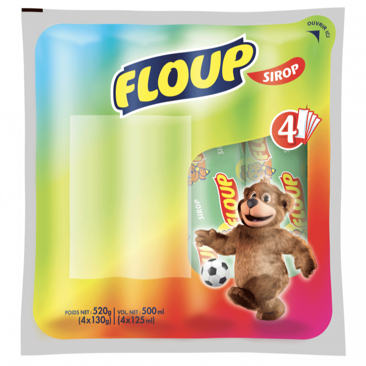 4 Berlingots glacés FLOUP 500g