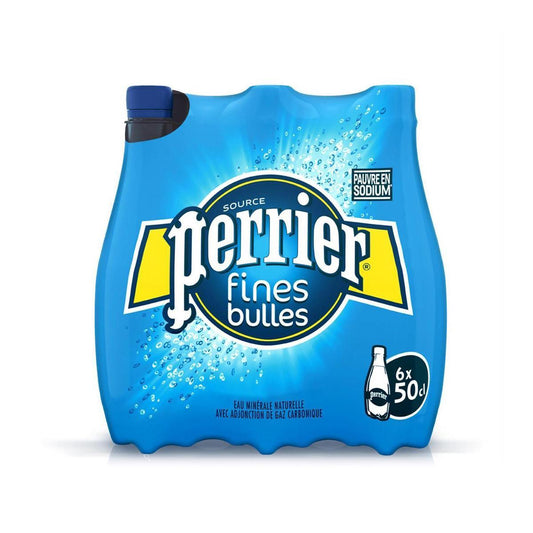 Eau gazeuse minérale naturelle finement pétillante
Perrier Fines Bulles
6x50cl
Petit contenant