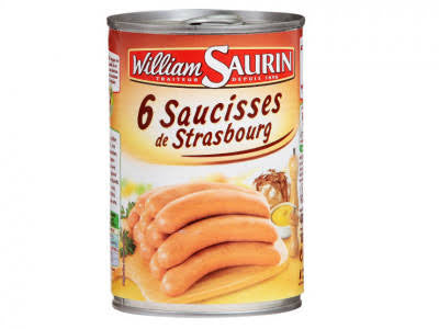 6 saucisses de Strasbourg WILLIAM SAURIN