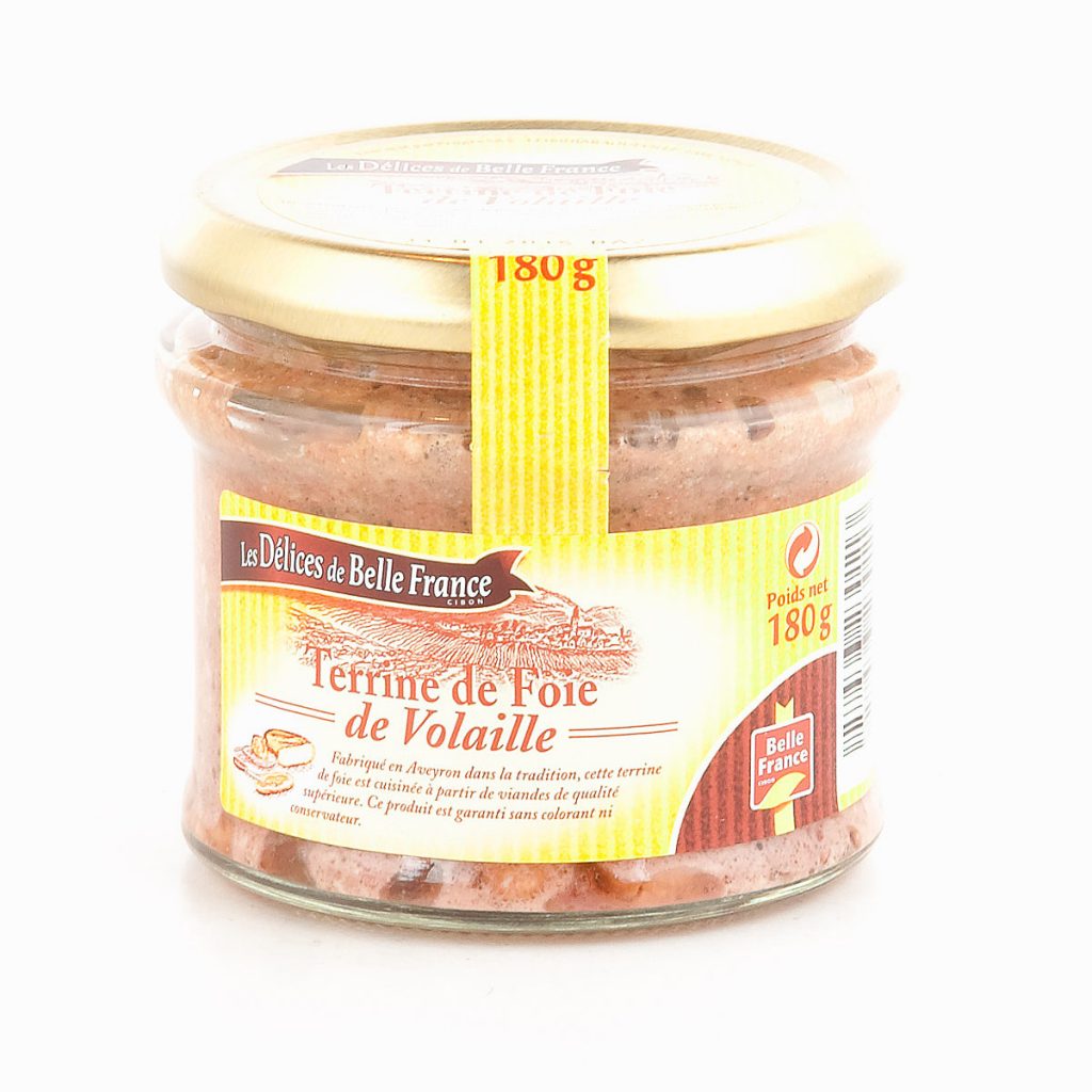 Terrine de foie de volaille 180g BELLE FRANCE