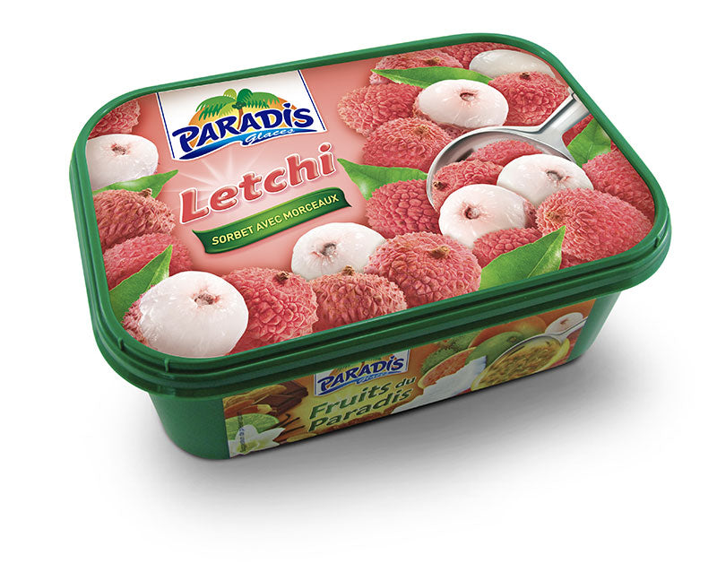 Glace letchi PARADIS 1Litre