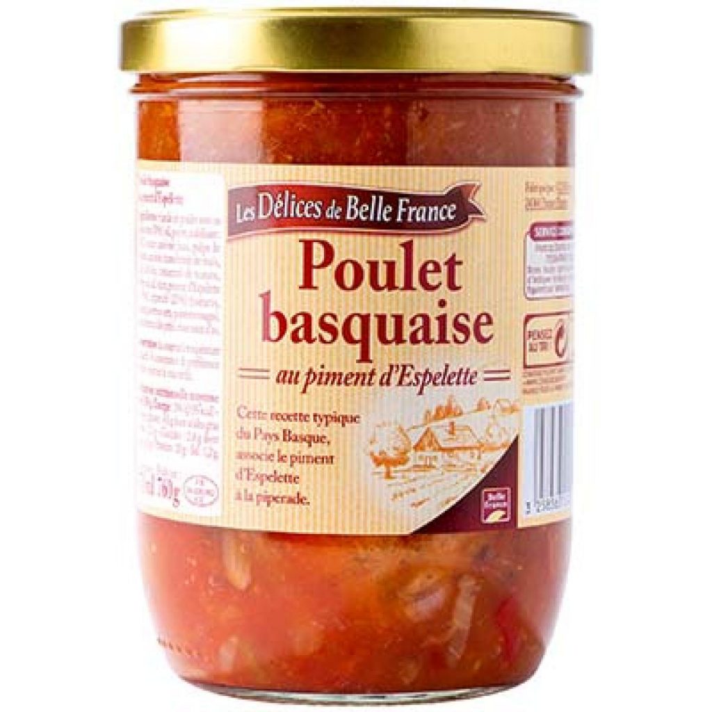 Poulet basquaise au piment d’espelette BELLE FRANCE