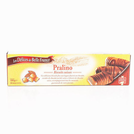 10 Biscuits suisses Pralino BELLE FRANCE 100g