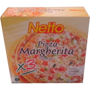 3 pizza margherita NETTO 900g