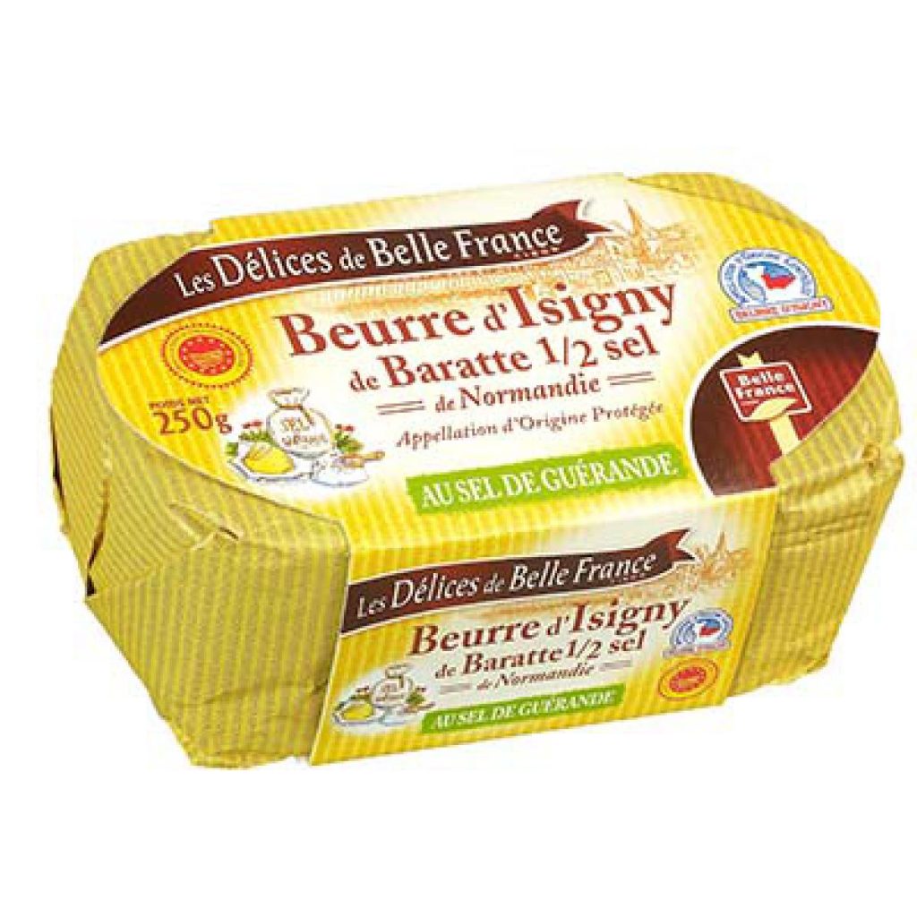 Beurre D’isigny Demi-sel 250g BELLE FRANCE – Cartfrance