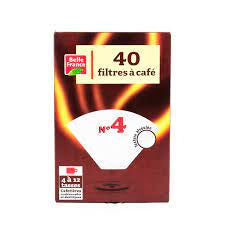 40 filtres à café N’4 BELLE FRANCE