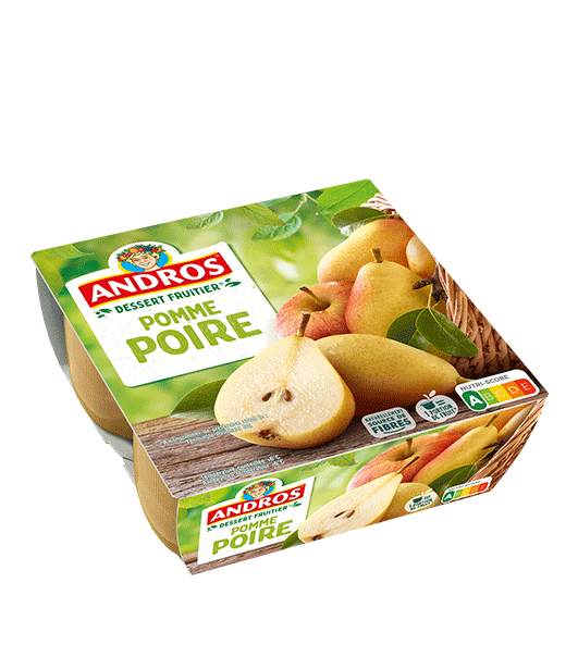 4 pots pomme poire ANDROS