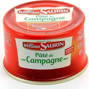 Pâte de campagne WILLIAM SAURIN 128g