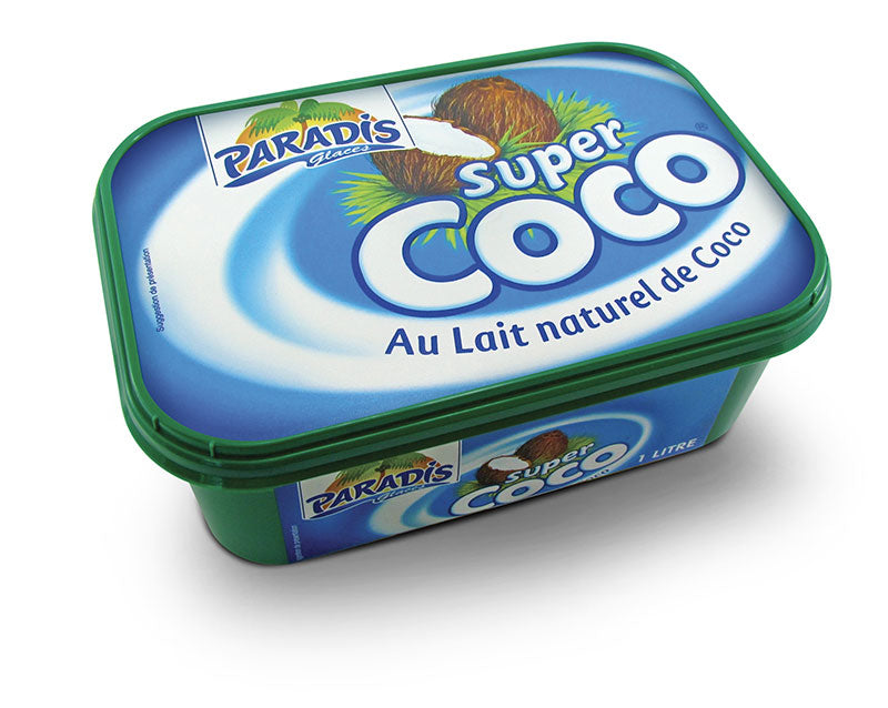 Glace au lait naturel de coco