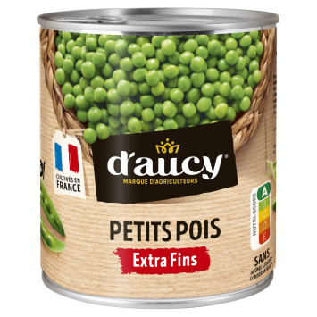 Petits pois extra fins D’AUCY 4/4
