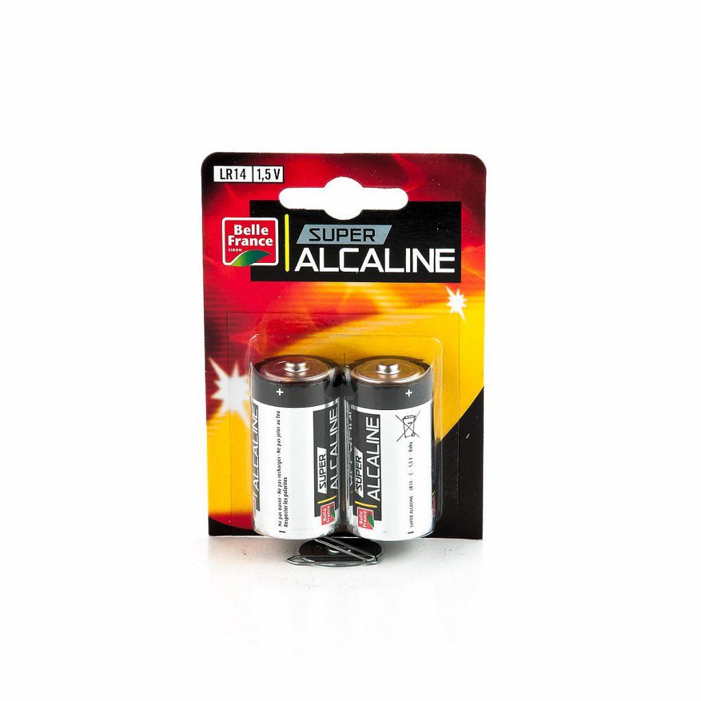 Piles LR14  1.5 super alcaline BELLE FRANCE