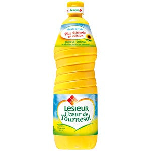 L’huile LESIEUR Coeur de tournesol 1 litre