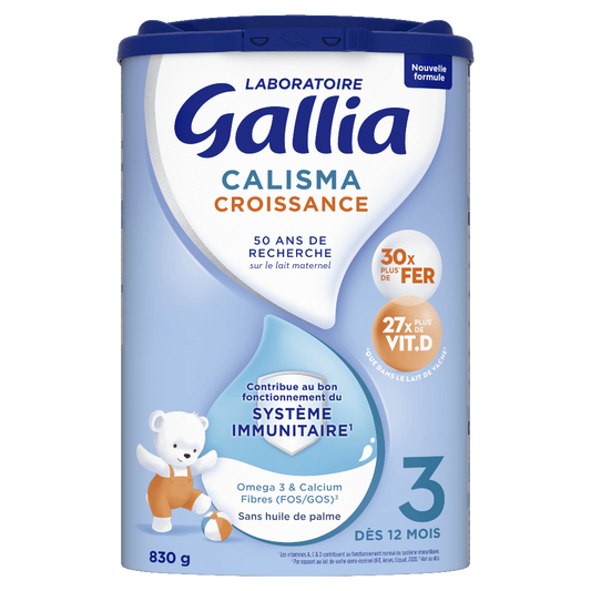 Lait en poudre bébé GALLIA calisma junior 830g. 3