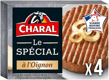 4 steaks hachés à l’oignon CHARAL