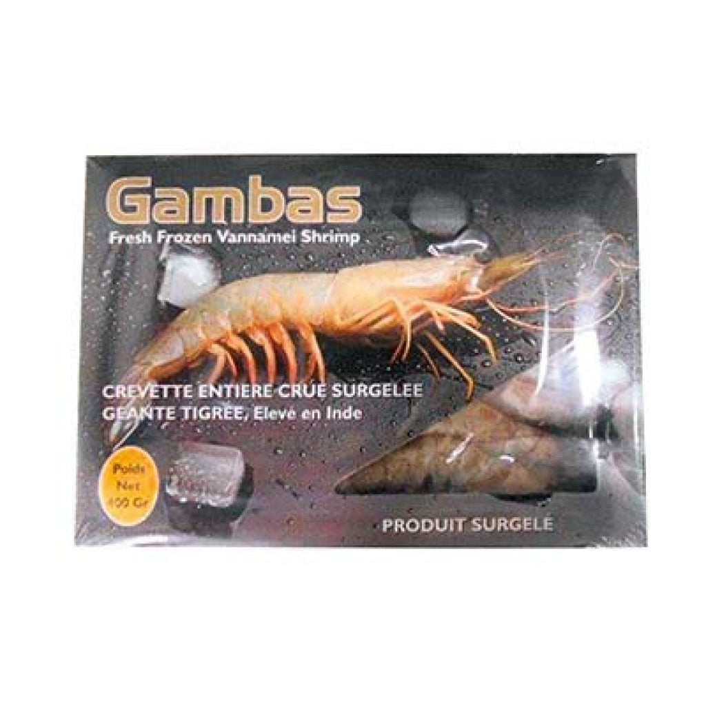 Crevettes entières surgelés GAMBAS 400g