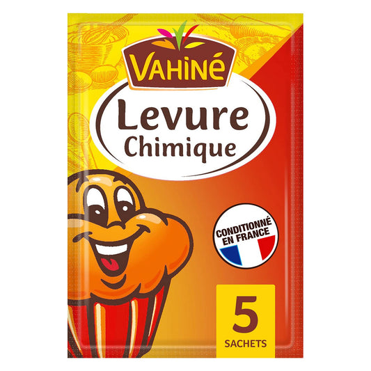 5 sachets Levure chimique VAHINÉ