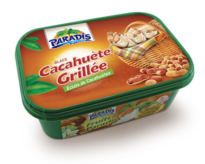 Glace cacahuète grillée PARADIS 1 Litre