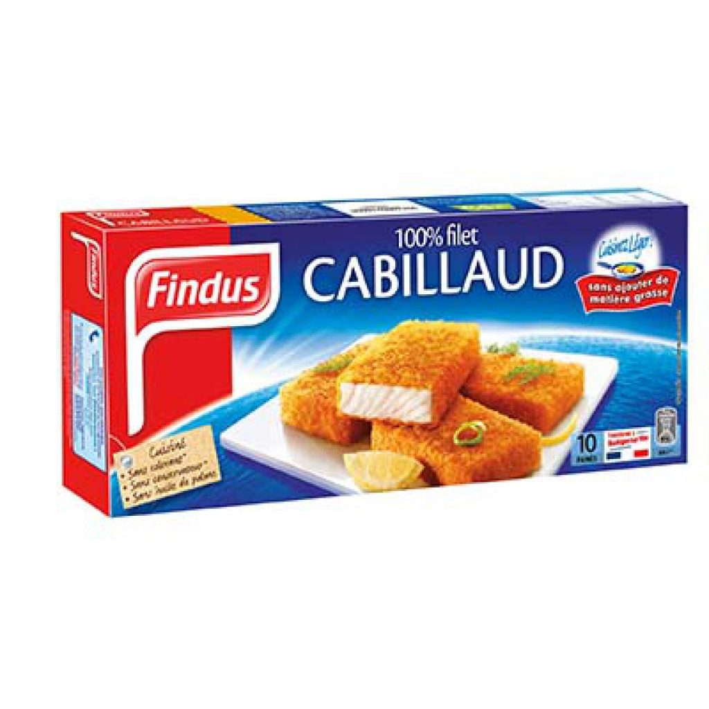 10x cabillauds FINDUS