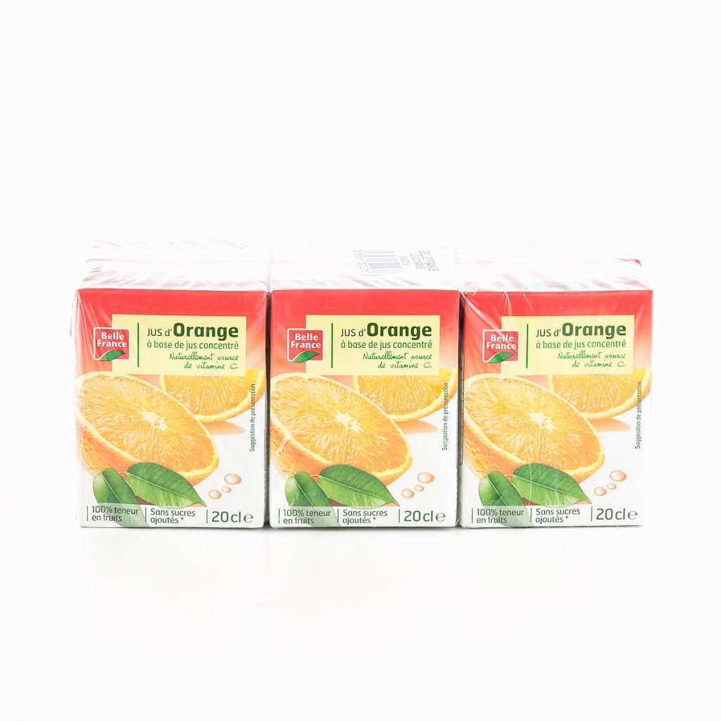 Jus d’orange 6x20cl BELLE FRANCE