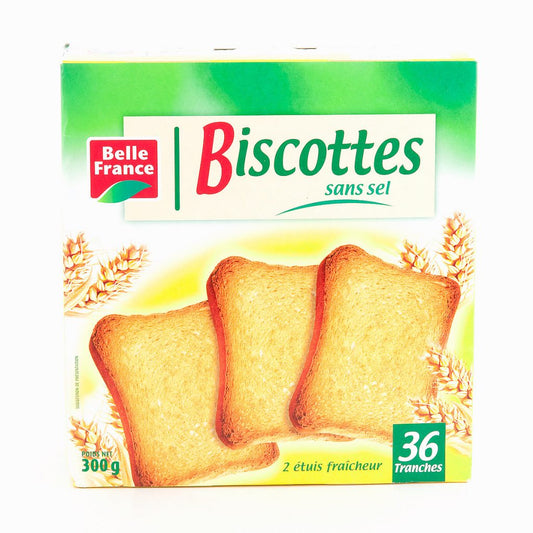 36 biscottes sans sel 300g BELLE FRANCE