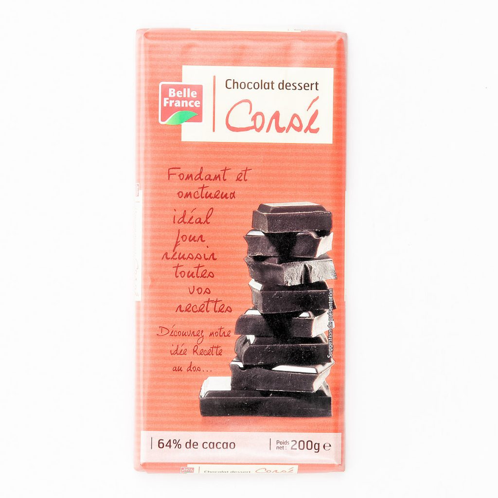 Chocolat corsé 64%de cacao BELLE FRANCE 200g