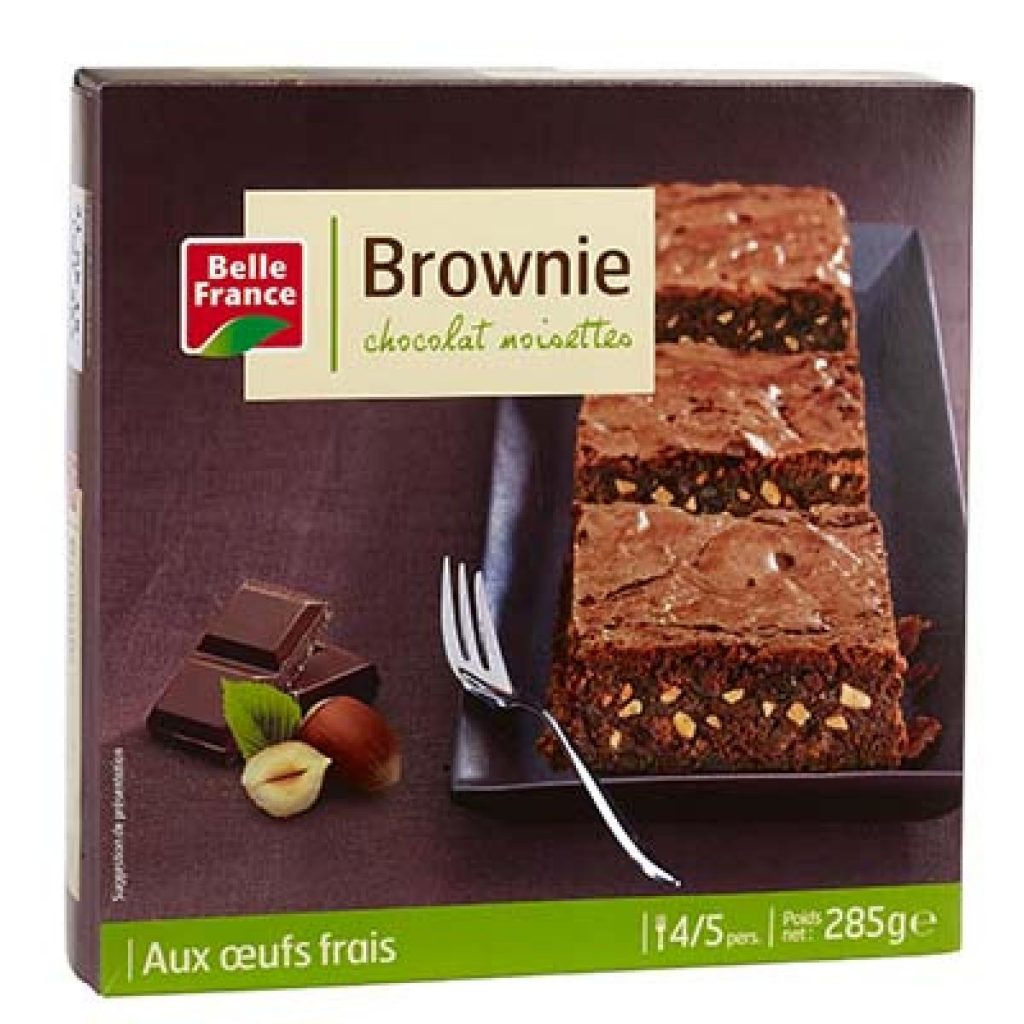 Brownie chocolat noisettes BELLE FRANCE 285g