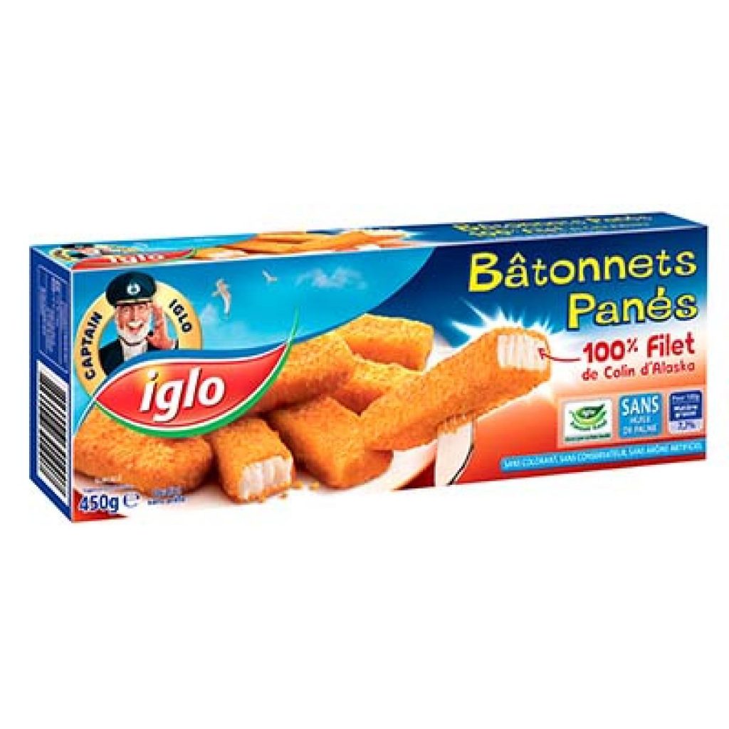 Bâtonnets panés IGLO