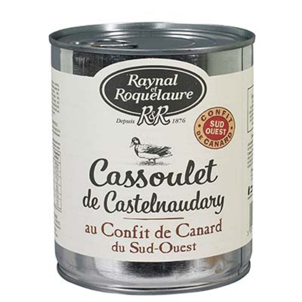 Cassoulet au confit de canard du sud ouest Raynal et roquelaure