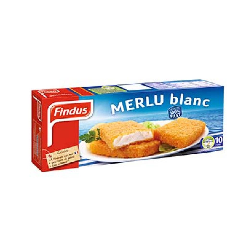 Merlu blanc x10 FINDUS