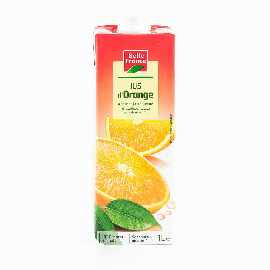 Jus d’orange BELLE FRANCE 1LITRE