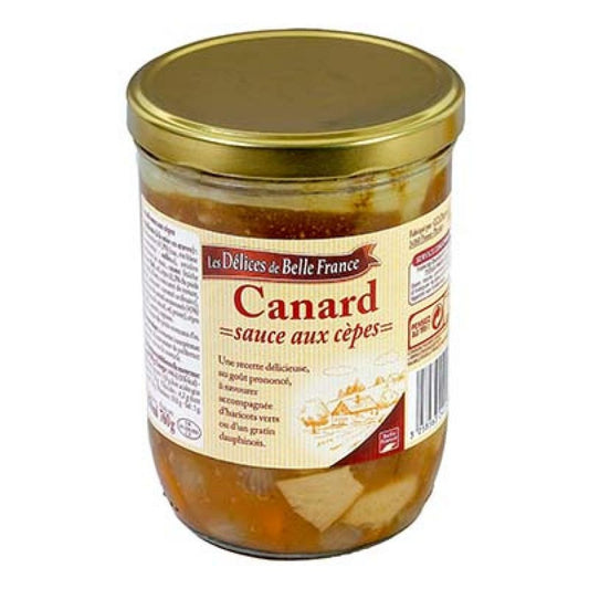 Canard sauce aux cèpes