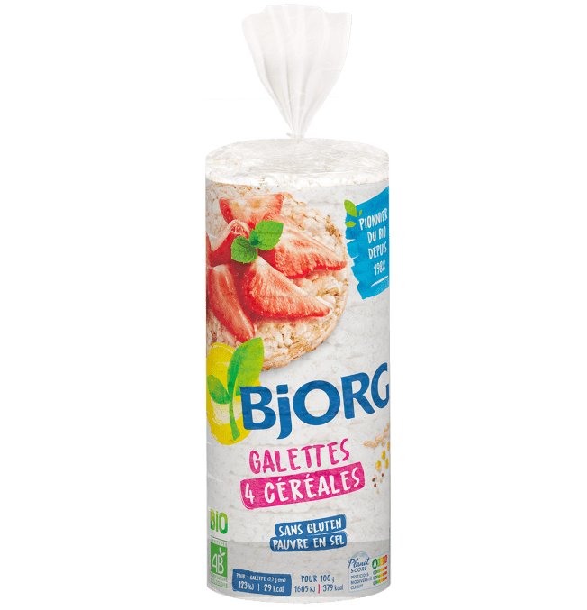 Galettes de 4 céréales BJORG 130g