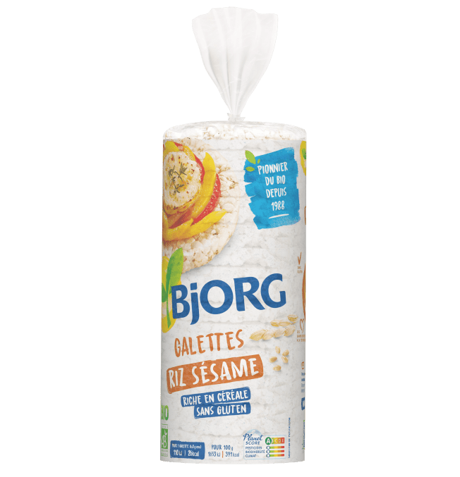 Galettes de sésame bio BJORG 130g