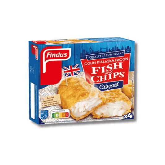 fish & chips x4 FINDUS 400g