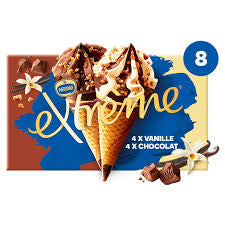 8 Cône glacés NESTLĒ Extrême