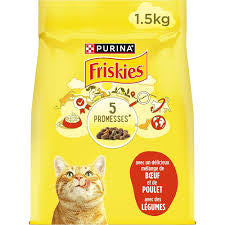 Croquettes pour chats FRISKIES 1,5kg