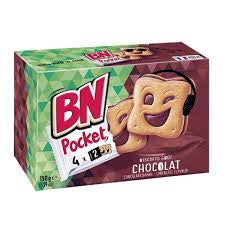 Biscuits fourrés au chocolat BN pocket 150g