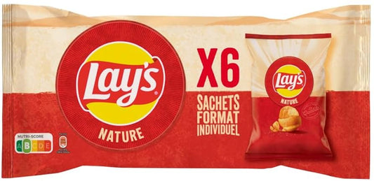 Chips nature LAY’S 6x25g