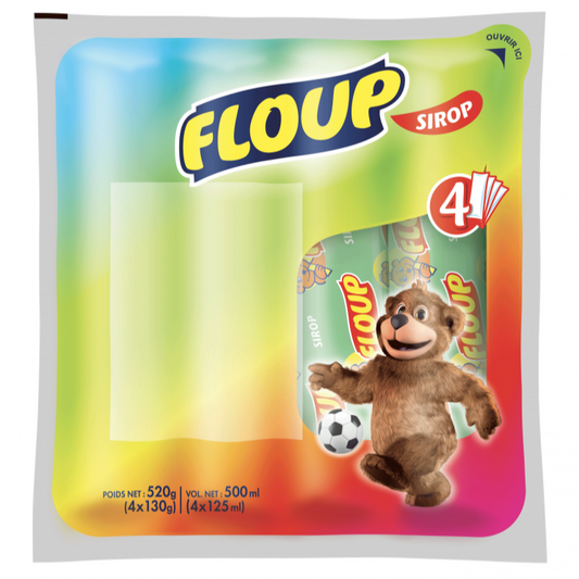 4 Berlingots glacés FLOUP 500g