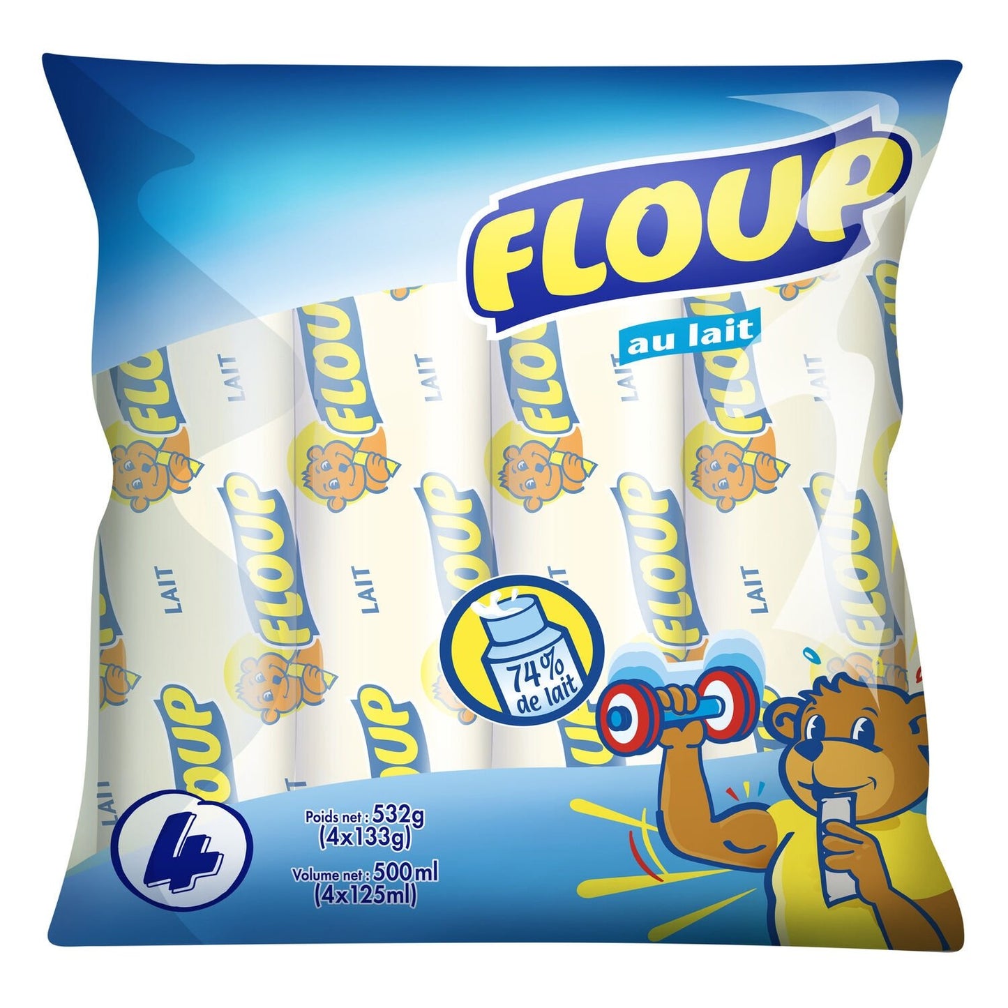 4 Berlingots glacés FLOUP 500g