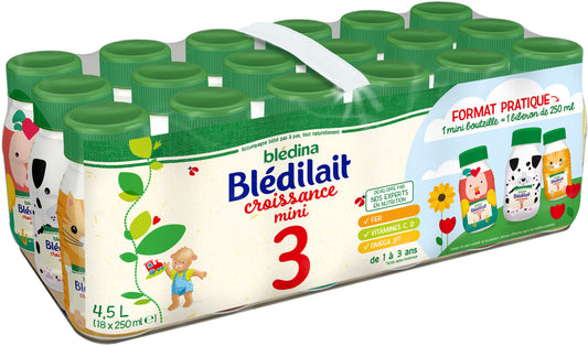 18x250ml BLÉDILAIT Croissance mini 3
