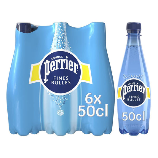 Eau gazeuse minérale naturelle finement pétillante
Perrier Fines Bulles
6x50cl
Petit contenant