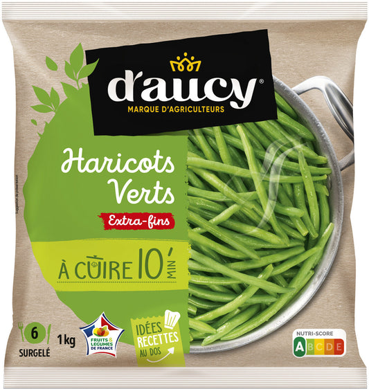 Haricots verts très fins surgelées 1Kg