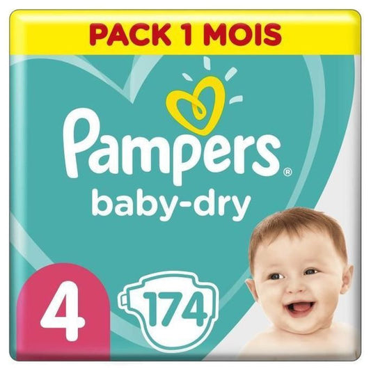 pack 1 mois baby-dry PAMPERS