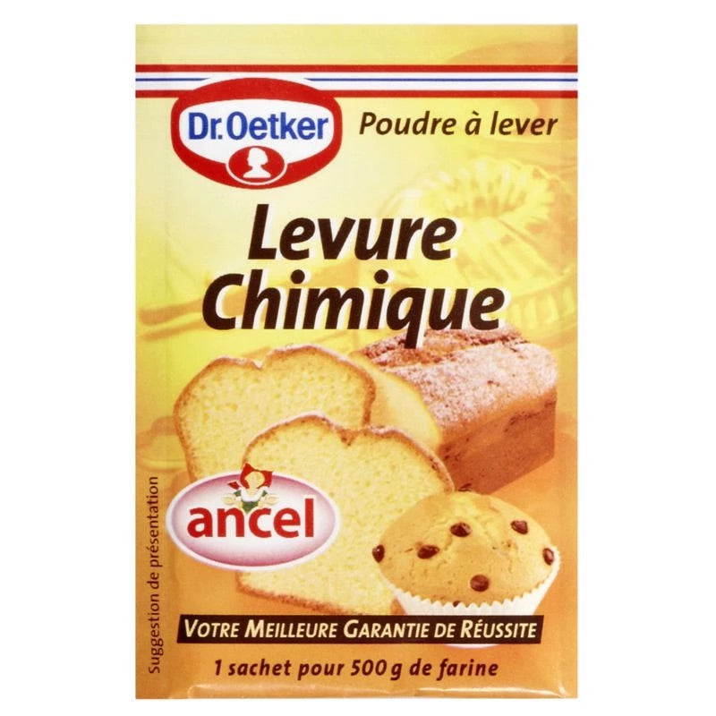 Levure chimique poudre à lever ANCEL