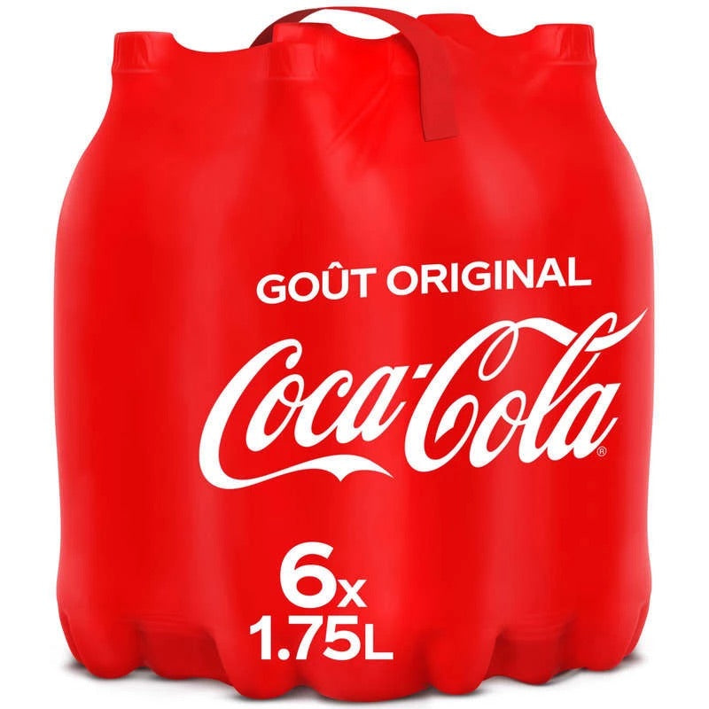 6 Bouteilles de COCA COLA 1.75L